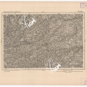 SPECIAL KARTE VON MITTEL EUROPA - LAIGLE F 470