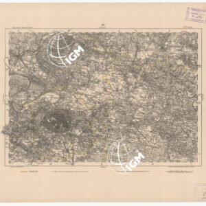 SPECIAL KARTE VON MITTEL EUROPA - PARIS F 472