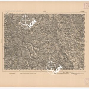 SPECIAL KARTE VON MITTEL EUROPA - VERDUN F 475