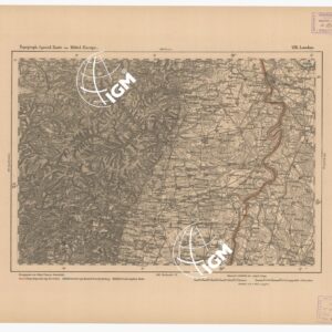 SPECIAL KARTE VON MITTEL EUROPA - LANDAU F 478