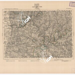 SPECIAL KARTE VON MITTEL EUROPA - HEIDELBERG F 479