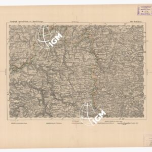 SPECIAL KARTE VON MITTEL EUROPA - ROTHENBURG F 480