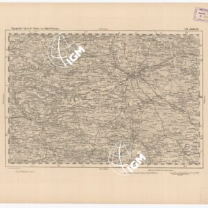 SPECIAL KARTE VON MITTEL EUROPA - ANSBACH F 481