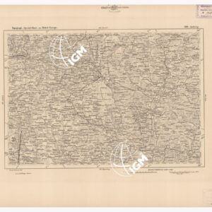 SPECIAL KARTE VON MITTEL EUROPA - AMBERG F 482