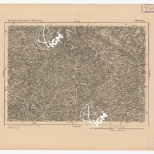 SPECIAL KARTE VON MITTEL EUROPA - NOGENT F 500