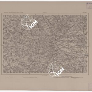 SPECIAL KARTE VON MITTEL EUROPA - VITRY F 504