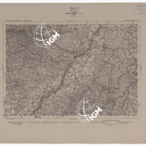 SPECIAL KARTE VON MITTEL EUROPA - KARLSRUHE I.B. F 508