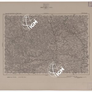 SPECIAL KARTE VON MITTEL EUROPA - ELLWANGEN F 510