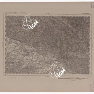 SPECIAL KARTE VON MITTEL EUROPA - STRAUBING F 513