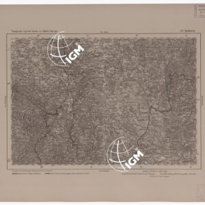 SPECIAL KARTE VON MITTEL EUROPA - BUDWEIS F 515