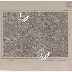 SPECIAL KARTE VON MITTEL EUROPA - LUNEVILLE F 536