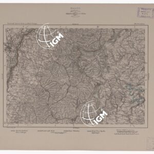 SPECIAL KARTE VON MITTEL EUROPA - STRASSBURG F 538