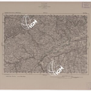 SPECIAL KARTE VON MITTEL EUROPA - ULM F 540