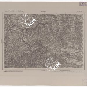 SPECIAL KARTE VON MITTEL EUROPA - KREMS F 546