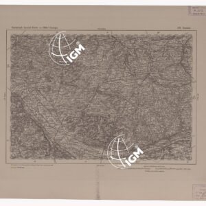 SPECIAL KARTE VON MITTEL EUROPA - SAUMUR F 559