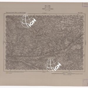 SPECIAL KARTE VON MITTEL EUROPA - TOURS F 560