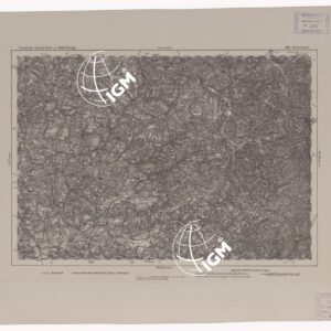 SPECIAL KARTE VON MITTEL EUROPA - REMIREMONT F 566