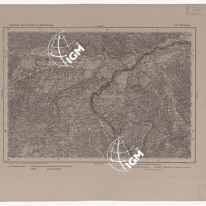 SPECIAL KARTE VON MITTEL EUROPA - BRAUNAU F 573