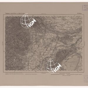 SPECIAL KARTE VON MITTEL EUROPA - WIEN F 577