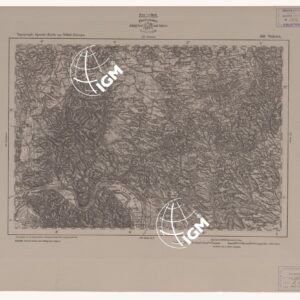 SPECIAL KARTE VON MITTEL EUROPA - WAITZEN F 580