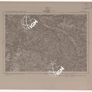 SPECIAL KARTE VON MITTEL EUROPA - LOUDUN F 589