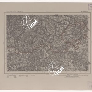 SPECIAL KARTE VON MITTEL EUROPA - SCHAFFHAUSEN F 598