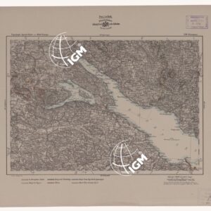 SPECIAL KARTE VON MITTEL EUROPA - KONSTANZ F 599