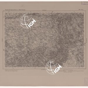 SPECIAL KARTE VON MITTEL EUROPA - TOTIS F 609