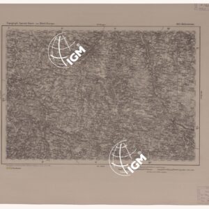 SPECIAL KARTE VON MITTEL EUROPA - CHATEAUROUX F 621