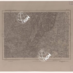 SPECIAL KARTE VON MITTEL EUROPA - AUTUN F 624