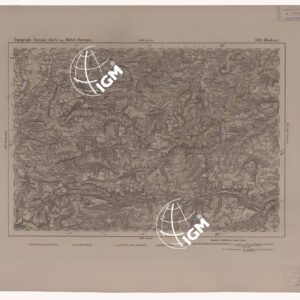 SPECIAL KARTE VON MITTEL EUROPA - BLUDENZ F 630