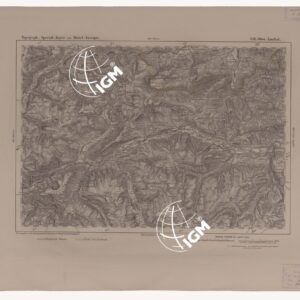 SPECIAL KARTE VON MITTEL EUROPA - OBER - INNTHAL F 631