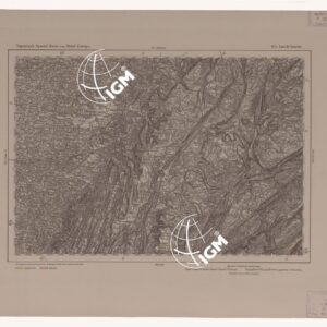 SPECIAL KARTE VON MITTEL EUROPA - LONS LE SAUNIER F 655