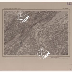 SPECIAL KARTE VON MITTEL EUROPA - LAUSANNE F 656