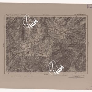 SPECIAL KARTE VON MITTEL EUROPA - OETZTHALER FERNER F 661