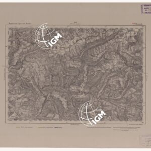 SPECIAL KARTE VON MITTEL EUROPA - BRUNECK F 662