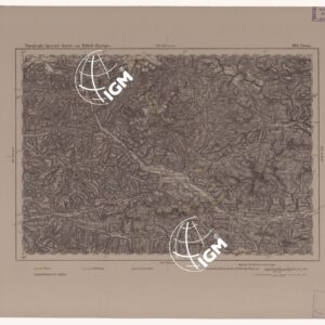 SPECIAL KARTE VON MITTEL EUROPA - LIENZ F 663