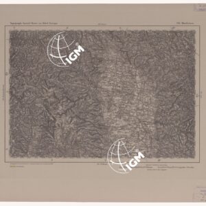 SPECIAL KARTE VON MITTEL EUROPA - MONTBRISON F 713