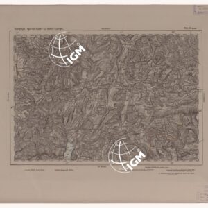 SPECIAL KARTE VON MITTEL EUROPA - TRIENT F 721