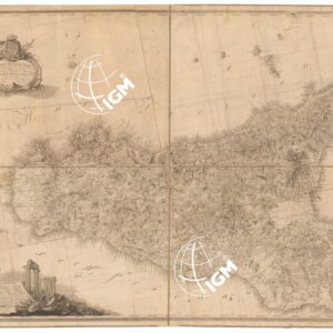 CARTA DEL REGNO DI SICILIARICAVATA DALL'ORIGINALE CARTA DEL BARONE DI SCHMETTAU E DALLE RICONOSCENZE ED OSSERVAZIONI DEGLI OFFICIALI DELL'OFFICIO TOPOGRAFICO DELLO STATO MAGG.RE GEN.LE PER ORDINE DI S. M. FERDINANDO IV RE DELLE DUE SICILIE...
