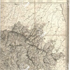 CARTA GEOMETRICA DELLA TOSCANA RICAVATA DAL VERO NELLA PROPORZIONE DI 1:200.000 E DEDICATA A S. A. I. E R. LEOPOLDO II, ECC., DA ECC., GIOVANNI INGHIRAMI. FIRENZE  - Foglio 2