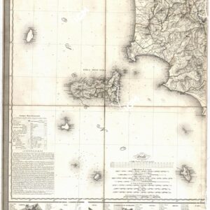 CARTA GEOMETRICA DELLA TOSCANA RICAVATA DAL VERO NELLA PROPORZIONE DI 1:200.000 E DEDICATA A S. A. I. E R. LEOPOLDO II, ECC., DA ECC., GIOVANNI INGHIRAMI. FIRENZE  - Foglio 3