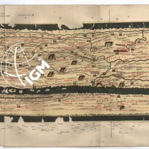 WELTKARTE DES CASTORIUS DIE PEUTINGERSCHE TAFEL - (Tavola Peutingeriana)