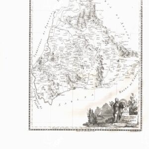 CARTA DELLA PROVINCIA DELL'UMBRIA. ROMA MDCCCIII