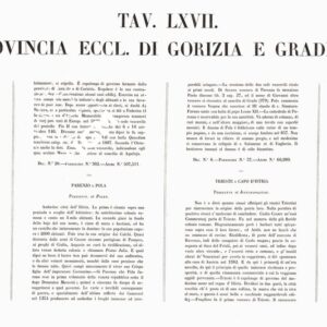 L'Atlante del Petri - Parte II Tavole LXVII - PROVINCIA ECCLESIASTICA DI GORIZIA NELL'IMPERO AUSTRIACO.