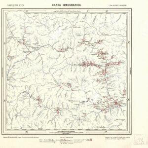 CARTA IDROGRAFICA DEL REGNO D'ITALIA - Foglio 13 - Ampezzo