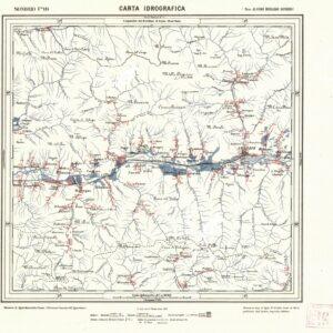 CARTA IDROGRAFICA DEL REGNO D'ITALIA - Foglio 18 - Sondrio