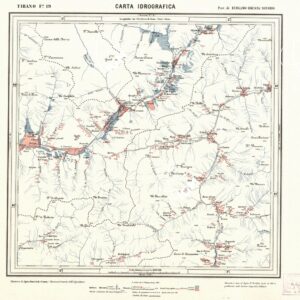 CARTA IDROGRAFICA DEL REGNO D'ITALIA - Foglio 19 - Tirano