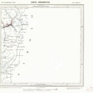 CARTA IDROGRAFICA DEL REGNO D'ITALIA - Foglio 20 - M.te Adamello