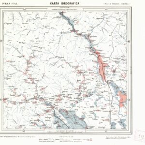 CARTA IDROGRAFICA DEL REGNO D'ITALIA - Foglio 42 - Ivrea